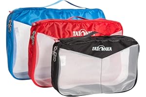 Tatonka Juego de bolsas de malla para guardar utensilios de viaje.