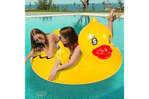 Float Joy Canard Bouée Piscine Gonflable Adulte Jeux Piscine Bouee et Matelas Gonflable Jouet d'eau
