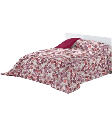Housse De Couette Bicolore Aigue-marine Et Ivoire 300x270 Cm - En Microfibre De Polyester Douce Et Facile D'entretien