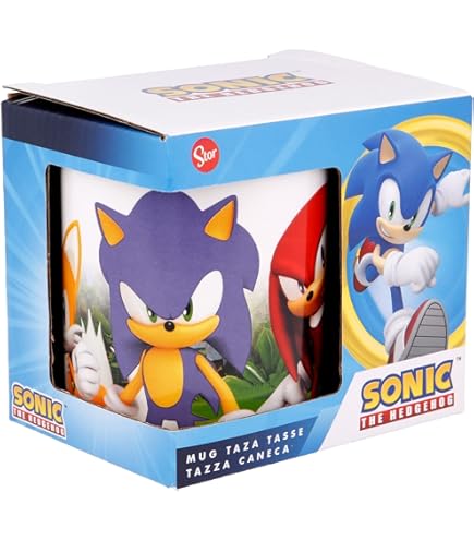 Pyramid International Sonic The Hedgehog Mug (Thumbs Up Design) In Presentation | UK - View #5