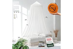 Querfeldein | Moskitonetz Bett - Mückennetz für Doppelbett 180x200 | Outdoor Mosquito net für Camping & Reise | Fliegennetz, Bettvorhang, Mückenschutz für Kinderbett, Balkon oder Terrasse