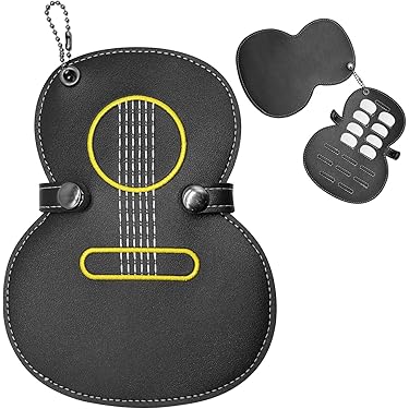 Étui Pour Médiators De Guitare, Avec Sangle Antidérapante Et Crochet