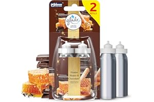 Glade Sense & Spray Air Freshener Refill, Motion Activated Automatic Room Spray and Odour Eliminator for Home, Limited Edition Christmas Air Freshener, Festive Honey & Chocolate, Duo Pack (2 x 18ml)