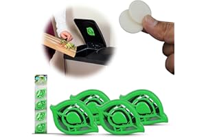 SRV HUB 4 Pack Apple Kitchen Trash Can Air Freshener Dust Container Deodorizer Air Freshener for Home Helps Keep Your Trash Cans Fresh Also for Food Waste Bins Shaped Like a Leaf
