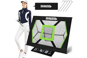 BAYINBULAK Red de práctica de Golf- Regalo de Mujer para Hombre- Conducción en el jardín- Almacenamiento Conveniente- Entrenamiento de Swing de Golf