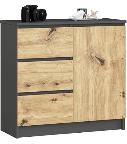 BLÄDDRA IKEA Minikommode mit 3 Schubladen; in grau; (33x38cm) Küche, Haushalt & Wohnen