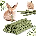 FDTY 25 PCS Timothy Hay Sticks for Rabbits Guinea Pig Hamsters Chinchilla Bunny Chew Toys for Teeth Treats Accessories (alfalfa grass)