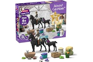 schleich HORSE CLUB | Adventskalender 2026 – Ridtur 99240 | 32 delar | med rörlig Tori-figur, 2 hästfigurer och tillbehör