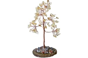 Mina Heal Albero d'argento di cristallo per la guarigione dei Chakra Feng Shui Fortune Buona Fortuna Ricchezza e prosperità