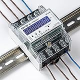 B+G E-Tech [DRT428] Digitaler 3-Phasen Drehstromzähler für DIN Hutschiene mit S0 auf 4,2TE (DRT428D)