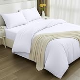 Utopia Bedding - Duvet cover for 135 beds, fitted sheet 135 x 190 cm and pillowcases (50 x 75 cm) - duvet cover 200 x 200 cm