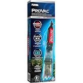 Fluval Pro Vac, elektrikli zemin temizleyici, derin akvaryumlar i&ccedil;in uzatma borulu, b&uuml;y&uuml;k ırklar, kedi siyah, 1 adet (1'li pa