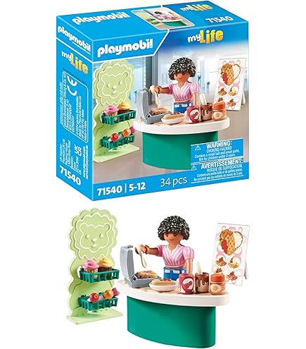 Playmobil 6672 - Boutique Et Fast-food - Set Thématique Occasion