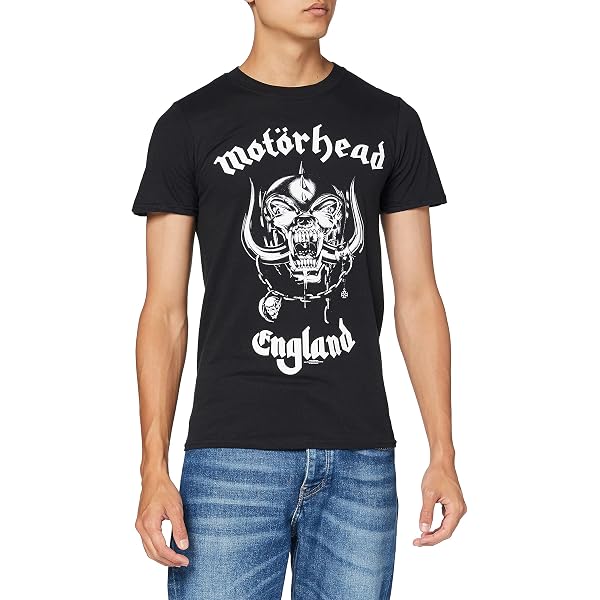 T-shirt Bon Scott 'Live Photo' Noir - 100% Coton, Coupe Standard, Manches Courtes
