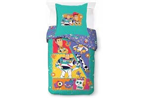 Jay Franco Disney Toy Story Kids Påslakanset - ultramjuk 100 % bomull sängkläder med örngott, officiell licensierad produkt