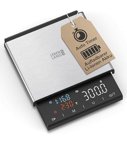 Normcore Koffieweegschaal I Espresso Schaal I Weigh Digitale Koffieschaal met Timer I Ultradun I Travel Beschermhoes