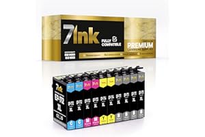 7ink Wkłady atramentowe kompatybilne z Epson Stylus zamiennik do T0711/T0891-10 zestaw: 4 x czarny, 2 x cyjan, 2 x magenta, 2 x żółty - wkłady zamienne do drukarek Epson