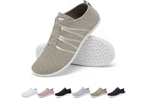 Merdoo Barefoot Shoes Traspirante Scarpe da Ginnastica Antiscivolo Scarpe per Camminare con Suola Zero Drop Minimaliste Scarpe Senza Lacci Unisex 37-45EU