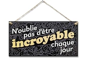 CARISPIBET N'oublie pas | enseignes décoratives pour la maison enseignes de décoration d'interieurs décor rustique 15 x 30 cm