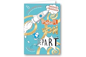 Editions Cely Carte Départ Collègue - Grand format A4 21x27cm - enveloppe incluse - Permet d'écrire beaucoup de messages à l'interieur pour laisser un souvenir à votre collègue (Départ)