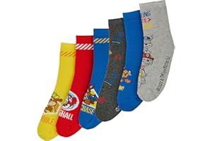 ONOMATO! Kinder Socken Jungen im 6er Set, mit verschiedenen Motiven für den Alltag, bequemer Baumwollmix, mehrfarbig, für Spaß beim Spielen