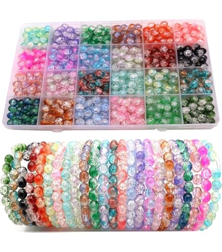 AFUTNA Lot De 120 Perles Rondes Colorées En Silicone Pour La Fabrication De Porte-clés, Colliers