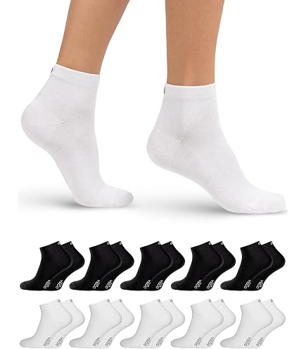 6 Paar Kurzschaft-Socken Aus Bambus-Viskose – Antigeruch, Feuchtigkeitsregulierend, Für Damen, Herren & Kinder