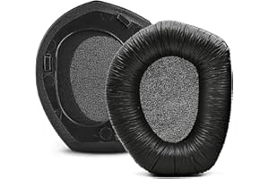 EVXVE RS 175 Ohrpolster, Ersatz Ohrpolster für Sennheiser RS 175 RS 165 RS 185 RS 195 HDR 165 HDR 175 HDR 185 HDR 195 Kopfhörer, Ersatzpolster mit PU Leder | Memory Schaum