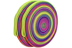 LUMITERRA 2pcs Enfant Sauter, 6M Couleurs Sauter, Corde à Sauter en Caoutchouc Rebound Enfants Jeux de Jardin pour Enfants Jeux Rebondissants, Enfant Jeux D'intérieur et D'extérieur Jouet