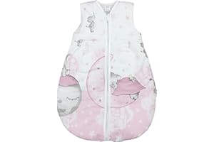 TupTam Sacco Nanna Neonati Senza Maniche Imbottito per Tutto L’anno 2,5 Tog