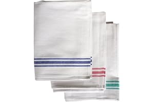 Ramon Hygiene 10 Catering Tea Towels, Absorbent and Hardwearing, Trade Favourite With Chef's, 48 x 71 cm