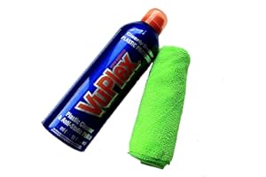 VuPlex Reiniger 235ml/200g für Caravan Acryl-Fenster, Luken, Boot PERSENNING-Fenster - DAS KUNSTOFFPFLEGEMITTEL +1x Mikrofasertuch - Set von avotum