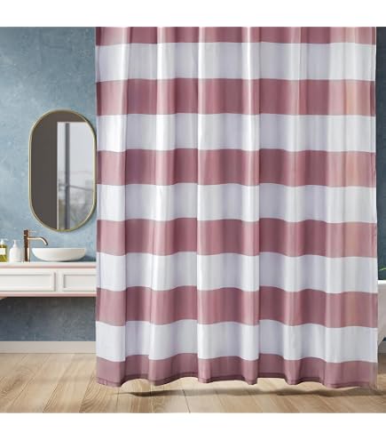 Tenda da doccia con foglie di eucalipto verde acqua per bagno