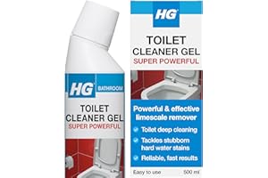 HG Toilet Cleaner Gel Super Powerful, Limescale & Stain Remover – 500ml