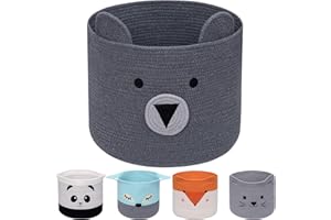 AXHOP cesto ropa sucia, cesto juguetes, cesta de juguetes para niños, ropa y decoración de habitaciones. la mejor canasta de regalo para niños, gatos, perros.