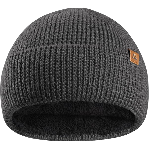Ineepor Merino Wollmütze Mit Fleece-Futter - Warme Winter Beanie Für Herren & Damen