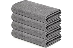 Loiluliy Chiffon Magique Vitre sans Trace, 4 Pièces Magic Chiffon De Nettoyage 30x40cm Réutilisables Chiffon Microfibre pour Les Miroirs De Voiture Vitres Cuisine Salle De Bain
