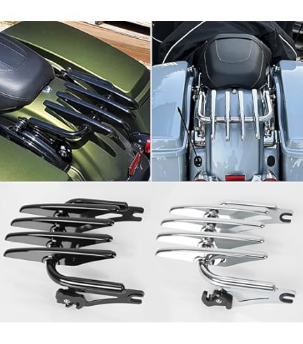 XMT-Motor 4-Punkt Docking Hardware Kit Geeignet für Harley Touring Road King Street Glide ab 2014 Schwarz