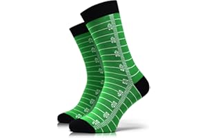 40YARDS American Football Pitch Socks – Unisex for Men, Women & Children, One Size (One Size: 37-46) – Gift for Football Fans, Green, One Size