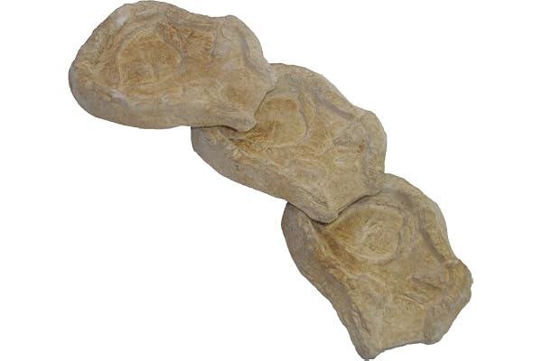 Wasserkaskaden Cascade Eder Ruissellement sur 3 étages de 53 x 40 x 8 cm chacun, Beige/Brun, 3 pièces
