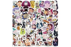 FRESHOER The Owl House Cartoon Sticker Adesivi per computer portatile, bicicletta, chitarra, bagagli, telefono, computer, skateboard