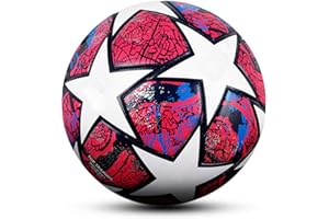 LDLXDR Ballons Match Football- Ballon d'entraînement Toutes Les Tailles 5 4 Match Officiel Adultes Junior Football Futsal