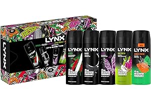 Lynx It's Game Time 5 piece Deodorant Body Spray Gift Set for him