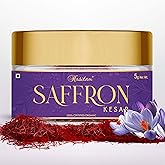 Hasitam (5gm) Pure Original Kashmiri Saffron Kesar Kumkuma Puvvu Golden Saffron, Natural Aroma & Certified highest Grade-A Keshar