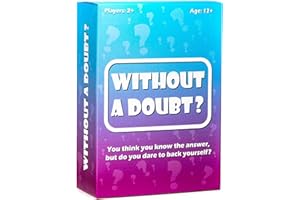 Shot in the Dark Without a Doubt? A hilarious quiz game of ridiculous questions, guesswork and family fun | 2+ players | Adul