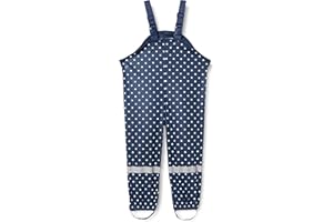 Playshoes Unisex Kinder Wind- und wasserdichte Regenhose Regenbekleidung Matschhose Regenlatzhose Ungefüttert