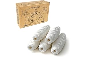 Nature Nerds - Confezione di ricarica: filo interdentale naturale senza plastica cerato con Candelilla - 5 bobine da ricaricare - 150 m