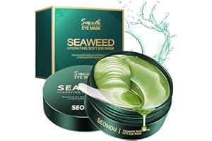 SOPHTAIGT Under Eye Patches, 60 PCS Eye Masks for Puffy Eyes, Seaweed Under Eye Masks for Dark Circles,Collagen Eye Patches, Improve Under Eye Bags, Fine Lines and Wrinkles, Eye Care Skincare for Woman and Man