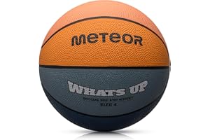 ‎METEOR Piłka Do Koszykówki Piłka Do Kosza Rozmiar 1 3 4 5 6 7 dla Dzieci Młodzieży Dorosłych do Treningu Koszykówki Basketball METEOR