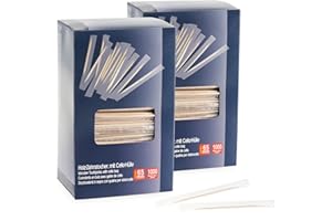 com-four® 2000x Cure-Dents avec Couvercle en cellophane - Bâtonnets en Bois emballés de manière hygiénique pour la Maison, la gastronomie, l'hôtel (2000 pièces/Violoncelle - Set9)